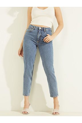 شلوار جین آبی زنانه پاچه ساده Guess - کد 349237176