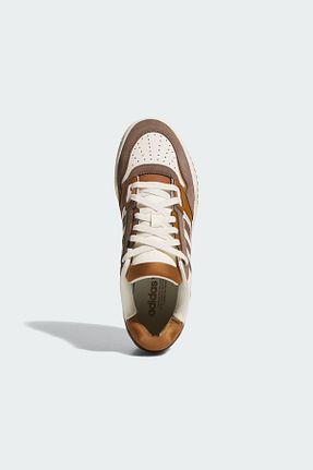 کفش اسنیکر قهوه ای زنانه چرم مصنوعی adidas - کد 920047870
