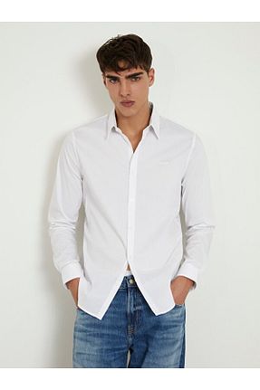 پیراهن سفید مردانه رگولار Guess - کد 278846711