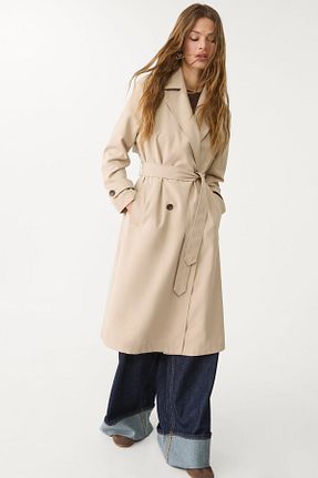 ترنچکت زنانه پلی استر Stradivarius - کد 901887020