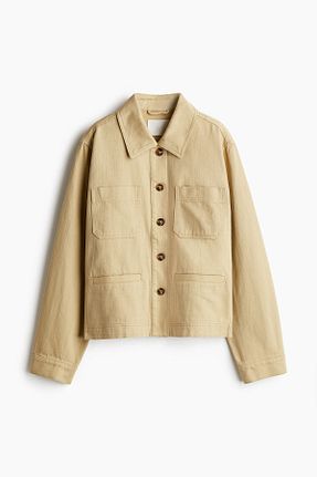 کت بژ زنانه Gabardin H&M - کد 906482193