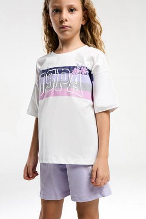 ست لباس راحتی سفید بچه گانه چاپی U.S. Polo Assn. - کد 920048421