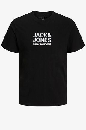 تیشرت اسپرت مشکی مردانه رگولار Jack & Jones - کد 906471466