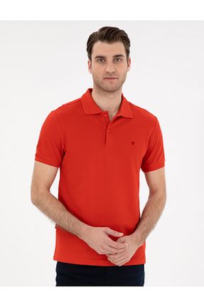 پولوشرت قرمز مردانه %100 پنبه Pierre Cardin - کد 906458818