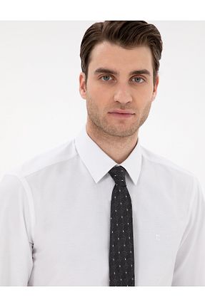 پیراهن سفید مردانه اسلیم فیت Pierre Cardin - کد 906458552