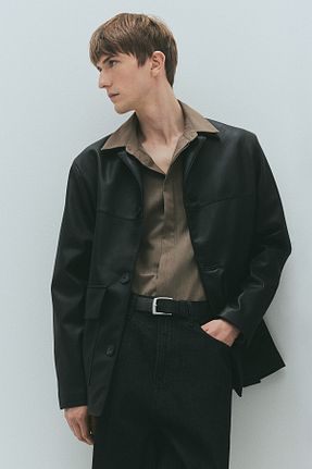 کت مشکی مردانه H&M - کد 906481801