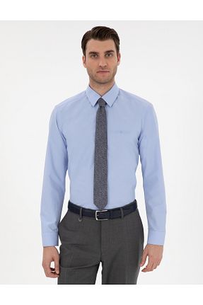 پیراهن آبی مردانه رگولار Pierre Cardin - کد 906458562