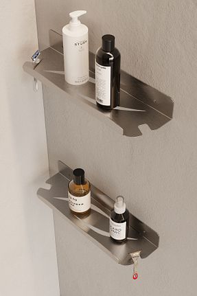 نظم دهنده حمام متالیک استیل ضد زنگ Zift Unique - کد 906565727