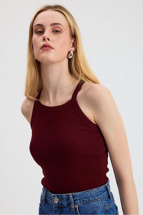 رکابی زرشکی زنانه یقه هالتر Rays - کد 917246885