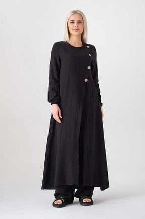 تونیک حجاب مشکی زنانه %100 پنبه Fashion Showcase - کد 920086994