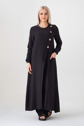 تونیک حجاب مشکی زنانه %100 پنبه Fashion Showcase - کد 920086994