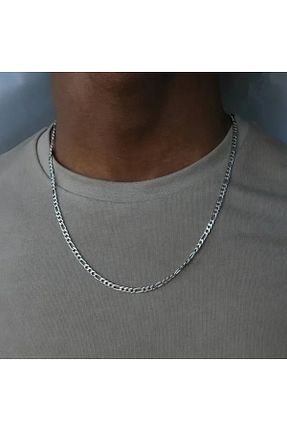 گردنبند استیل ( فولاد ) طوسی مردانه استیل ضد زنگ RoyalVance - کد 906566222