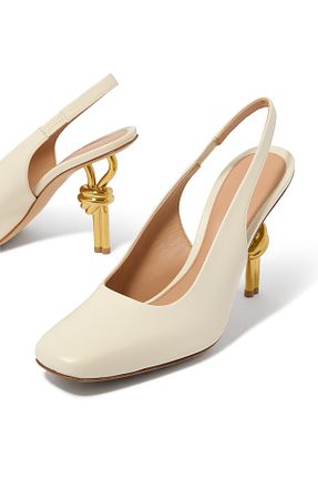کفش مجلسی سفید زنانه پاشنه بلند (10 سانتی متر و بالاتر) Bottega Veneta - کد 906564428