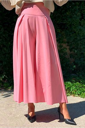 شلوار حجاب صورتی زنانه بافتنی Moda Rosa - کد 304100682