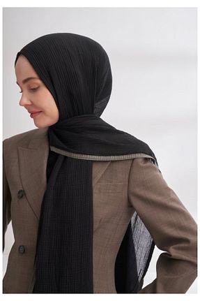 شال مشکی زنانه پلی استر ARMANDA - کد 917296989