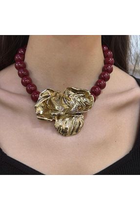 گردنبند استیل ( فولاد ) طوسی زنانه SHELA - کد 917284634
