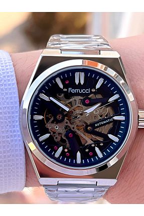 ساعت مچی مشکی مردانه 46-50 میلی متر Ferrucci - کد 762573775