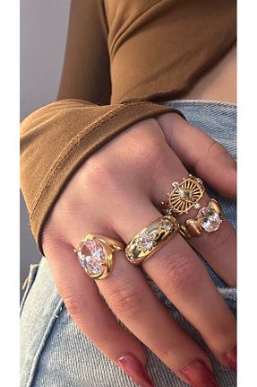 انگشتر جواهر سفید زنانه MODA - کد 917290779