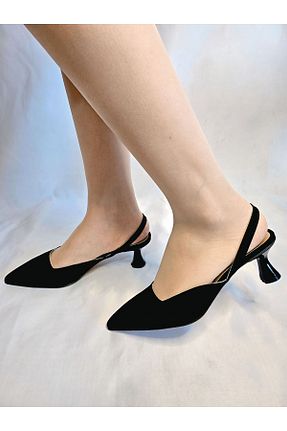 کفش پاشنه بلند کلاسیک مشکی زنانه چرم Venardi - کد 917272047