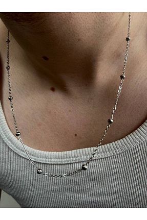 گردنبند استیل ( فولاد ) متالیک مردانه استیل ضد زنگ Arvens - کد 917317030