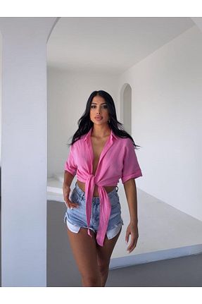 پیراهن صورتی زنانه اسلیم Alegre - کد 920502052