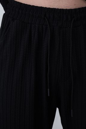 شلوار مشکی مردانه پنبه پلی استر İLKCET MODA - کد 917316166