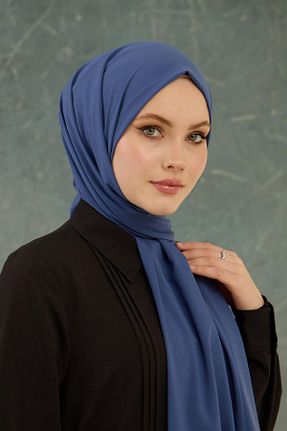 شال سرمه ای زنانه ویسکون İpekhan - کد 917337651
