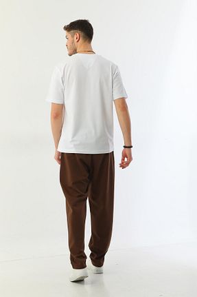 تیشرت سفید مردانه رگولار Edelle - کد 658845743