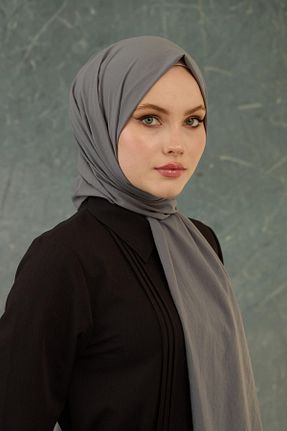 شال طوسی زنانه ویسکون İpekhan - کد 917337607