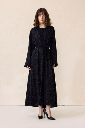 کلاه و ابایا مشکی زنانه پنبه پلی استر Olcay - کد 917355129