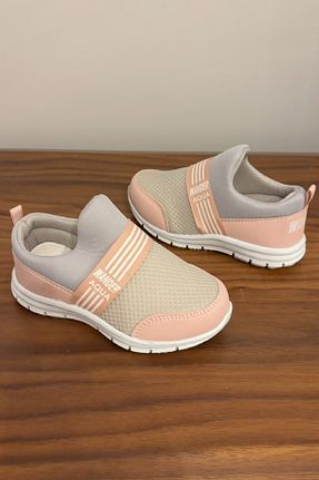 کفش اسنیکر صورتی بچه گانه بدون بند ALTUNTAŞ - کد 917359834