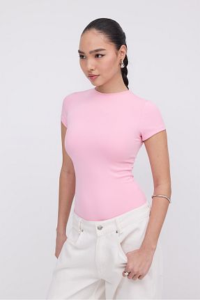 بلوز قهوه ای زنانه ساده Addax - کد 917382604