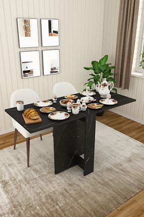 میز آشپزخانه مشکی MDF Asra Trend - کد 920538984