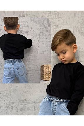 تیشرت مشکی بچه گانه یقه دوچرخه cgboutiquestylekids - کد 920535662