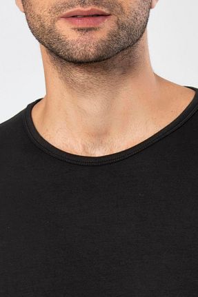 تیشرت مشکی مردانه رگولار ERDEM İÇ GİYİM - کد 829585428