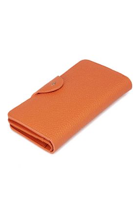 کیف پول نارنجی زنانه سایز متوسط Tergan - کد 339513533