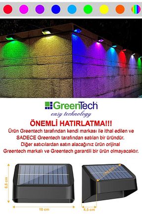 روشنایی باغچه مشکی Greentech - کد 817185273
