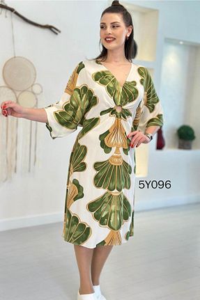 لباس سبز زنانه بافتنی İnce Topuk - کد 917428794