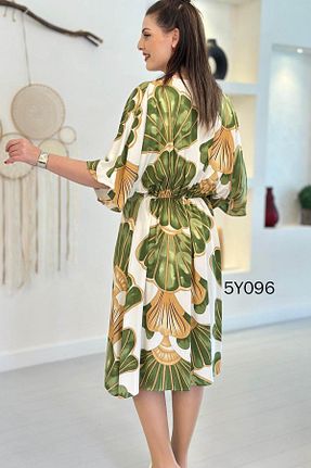 لباس سبز زنانه بافتنی İnce Topuk - کد 917428794