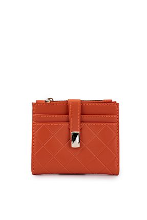 کیف پول نارنجی زنانه سایز متوسط minebag - کد 884361054