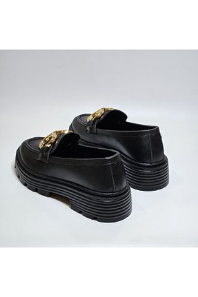 کفش لوفر مشکی زنانه چرم مصنوعی Registan Shoes - کد 920544863