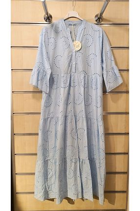 لباس آبی زنانه بافتنی Park Moda - کد 917440871