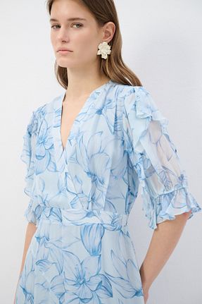 لباس آبی زنانه بافتنی adL - کد 920542806