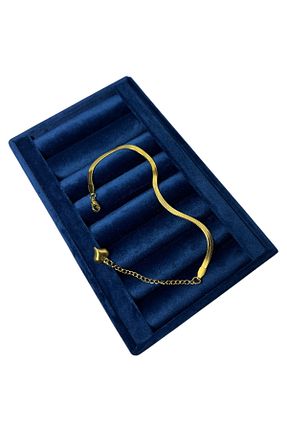 دستبند استیل (فولاد) طلائی استیل (فولاد) Garmon - کد 901201040