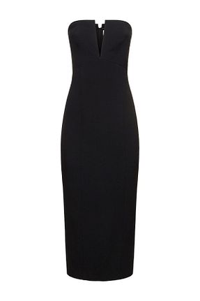 لباس مشکی زنانه بافتنی Roland Mouret - کد 917460460