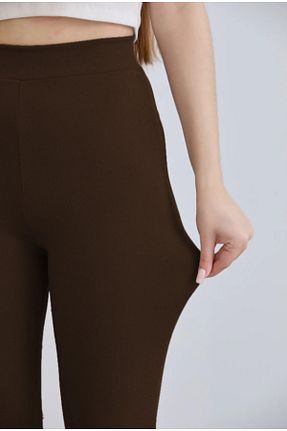 شلوار قهوه ای زنانه لیکرا Reçel - کد 917462076