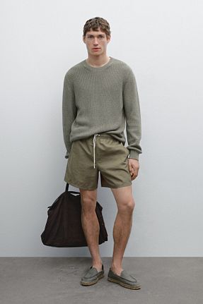 مایو سبز مردانه پلی آمید Massimo Dutti - کد 920482731