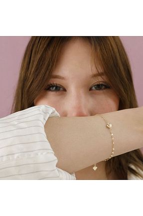 دستبند طلا زرد زنانه 14 عیار Siora Jewelry - کد 906479421