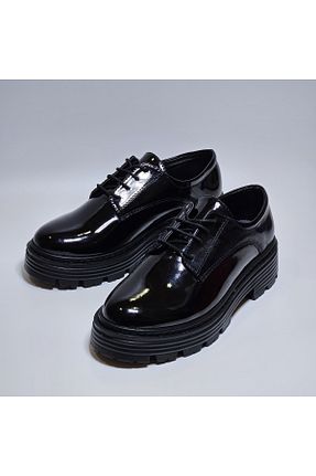 کفش لوفر مشکی زنانه چرم مصنوعی Registan Shoes - کد 920548623