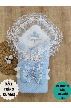 پتوی کودک و نوزاد آبی پنبه ای Tomuycuk - کد 363739797